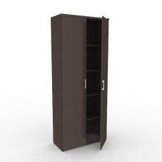 Шкаф для документов высокий закрытый 790x370x1960 2Ш.005.1 Style (Венге)