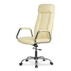 Кресло руководителя бизнес-класса BX-3625 College кожа PU (Бежевая экокожа)
