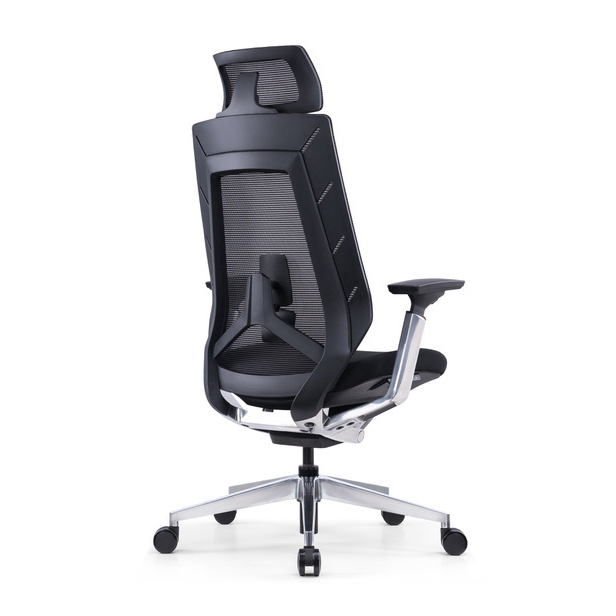 Кресло офисное Norden / Malmo / черная сетка / черный пластик / база алюминий