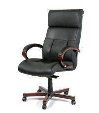 Офисное кресло Chairman 421 кожа (Черная)
