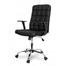 Кресло руководителя BX-3619 College кожа PU (Черная экокожа)