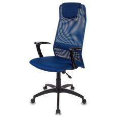 Кресло для руководителя Бюрократ KB-8 сетка (Синяя)