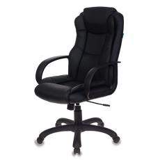 Кресло для руководителя Бюрократ CH-839 кожзам (Черный кожзам)