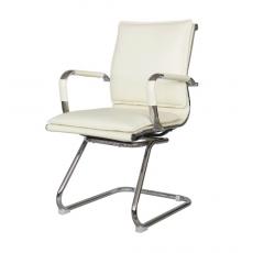 Кресло для посетителя RCH  6003-3 (Бежевая экокожа)