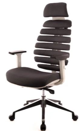 Кресло для руководителя Everprof  Ergo Grey Ткань