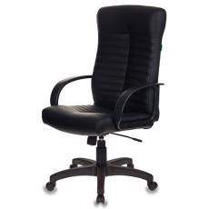 Кресло для руководителя Бюрократ KB-10LITE кожзам (Черный кожзам)