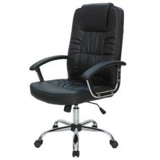 Кресло для руководителя  RCH 9082-2 (Черная экокожа)