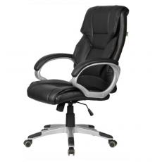 Кресло для руководителя  RCH 9112 Стелс (Черная экокожа)
