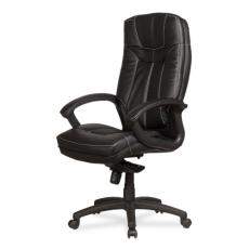 Кресло руководителя бизнес-класса BX-3671 College кожа PU (Черная экокожа)