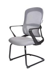 Кресло офисное Norden 336C grey / Play CF grey / черный пластик / серая ткань / серая сидушка