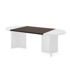 Топ стола для переговоров 1500x1000х30 ELTOP001 Sirius/Positano (Темный Орех)