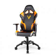 Кресло компьютерное Valkyrie Virtus Pro OH/VB15 DXRacer кожа PU (Оранжевая экокожа)