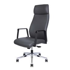 Кресло руководителя Arco grey H5017 grey (серая экокожа)