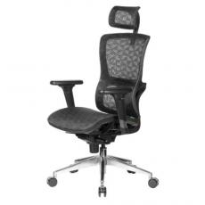 Кресло для персонала  RCH A8 Чёрный пластик/сетка (Черная сетка)