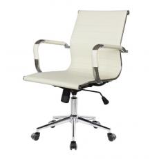 Кресло для руководителя  RCH 6002-2 S (Бежевая экокожа)