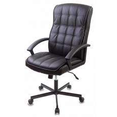 Кресло для руководителя Бюрократ CH-823AXSN кожзам (Черный кожзам)