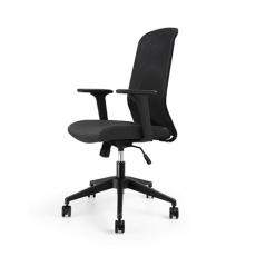 Кресло без подголовника Vich ткань AH/TM (черная/черная)
