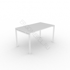 Стол письменный металлический каркас 1400x800x750 80S206 W3 (9003) Tour Metal (Белый)