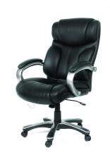 Офисное кресло Chairman 435 кожа (Черная)