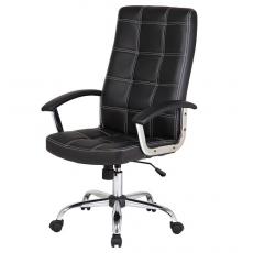 Кресло для руководителя  RCH 9092 (Черная экокожа)