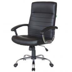 Кресло для руководителя  RCH 9154 (Черная экокожа)