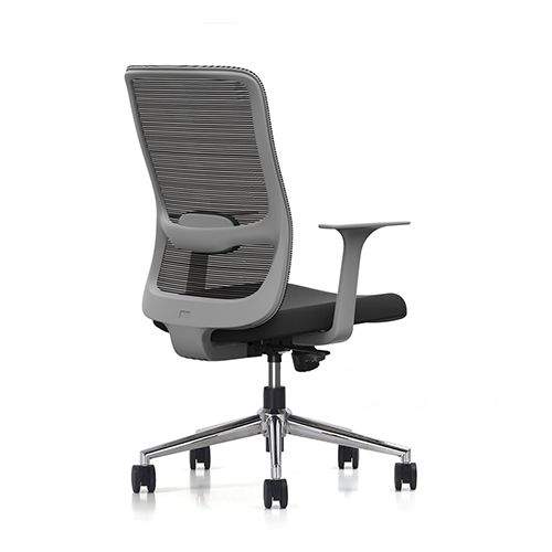 Кресло для персонала Olive с фиксированными подлокотниками белый каркас ткань CW 