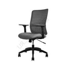 Кресло для персонала Olive с регулируемыми подлокотниками черный каркас ткань CW 