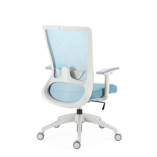 Кресло для руководителя без подголовника Winger II белый каркас ткань CW