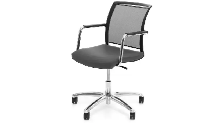 Кресло офисное 5-луч на колес. Magna G ME49 Jade9502/Ткань серая/Крестовина хром