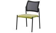 Кресло офисное без подл.Pinko-Mesh Kiton 08/Ткань зеленая/Ножки черные
