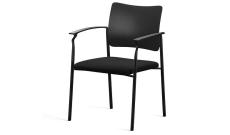 Кресло офисное с подл.Pinko SLW 50/Ткань черная/Пластик черный