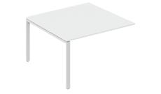 Удлинитель стола для переговоров 1200x1230x750 Trend Светло-Серый/Белый