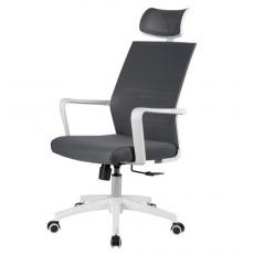 Кресло для персонала  RCH A819 Белый пластик/Серая сетка