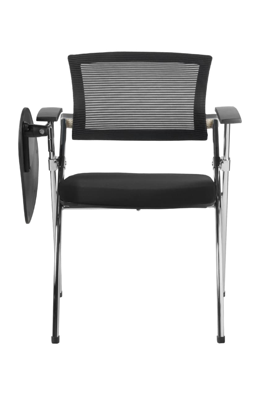 Кресло для посетителя RCH 462TEС Складное с пюпитром каркас хром