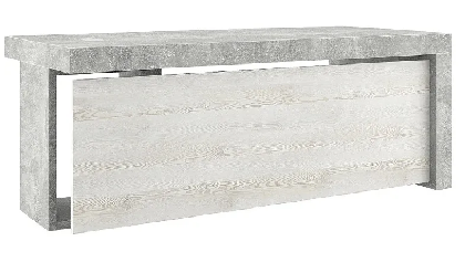 Стол письменный Сосна бетон светлый 2000х900х780 BTN36110031 B-tone