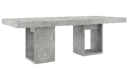 Стол для переговоров Сосна бетон светлый 2400х1000х780 BTN36170033 B-tone