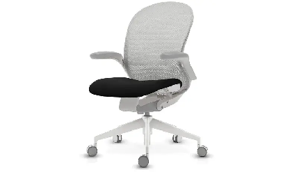 Кресло офисное FOLLOW/Ткань Черная/Сетка Серая