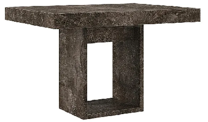 Элемент стола переговоров Вяз бетон темный 1200х900х780 BTN36171144 B-tone