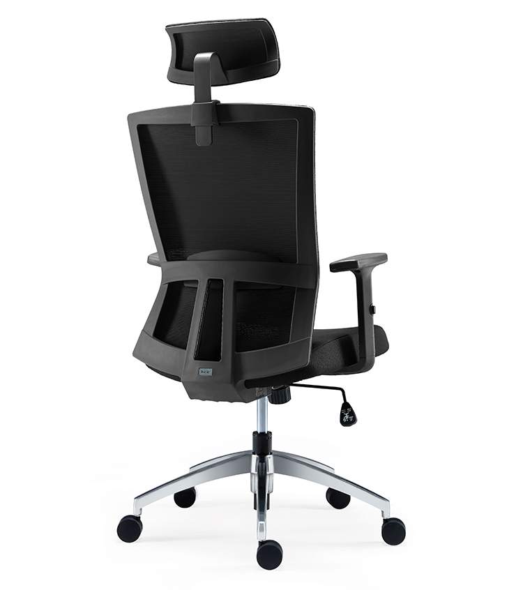 Кресло для руководителя Power черный каркас на черном пластике ткань CW