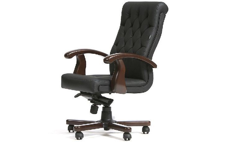 Кресло руководителя Боттичелли DB-13M Дерево/Экокожа 1 кат. в каталоге офисной мебели Эргомебель