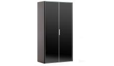 Каркас шкафа высокий 2 двери 966х452х1714 NEWLIB2/899 CRVt BLACK GLASS Gala