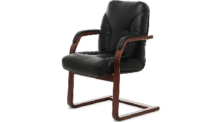 Кресло офисное Tango C Темн.Орех/Натур. кожа/Черный