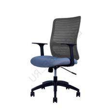 Кресло для персонала Olive с фиксированными подлокотниками черный каркас ткань CW 