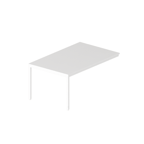 Бенч-системы для столов,конечный модуль 1600х1000х750 6МПК.004 каркас белый AVANCE