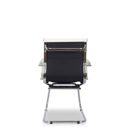 Кресло посетителя бизнес класса CLG-620 LXH-C College кожа PU