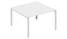 Стол для переговоров 1200x1236x750 Trend Светло-Серый/Белый