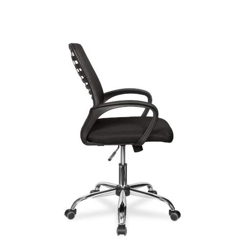 Кресло оператора современного дизайна CLG-422 MXH-B College ткань/сетка