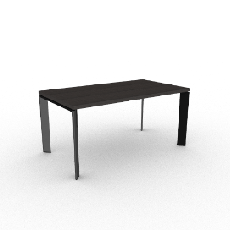 Стол 1600x900x770 FE160 цвет каркаса черный Fermo Metal
