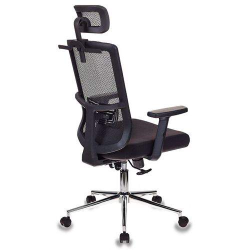 Кресло для руководителя Бюрократ MC-612-H черное сетка