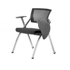 Кресло для посетителя RCH 462TEС Складное с пюпитром каркас хром